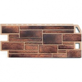 Материал превосходно имитирует натуральный отделочный камень, не создает дополнительной нагрузки ...