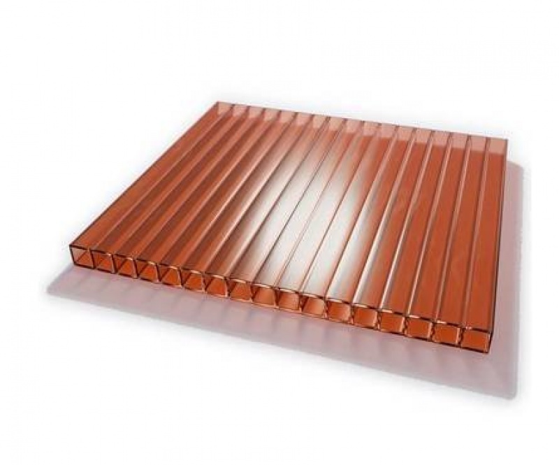 Поликарбонат 6000 / 2100 / 6 мм, коричневый