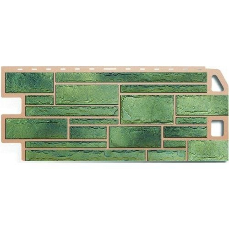 Фасадная панель (малахит) 1,14 х 0.48