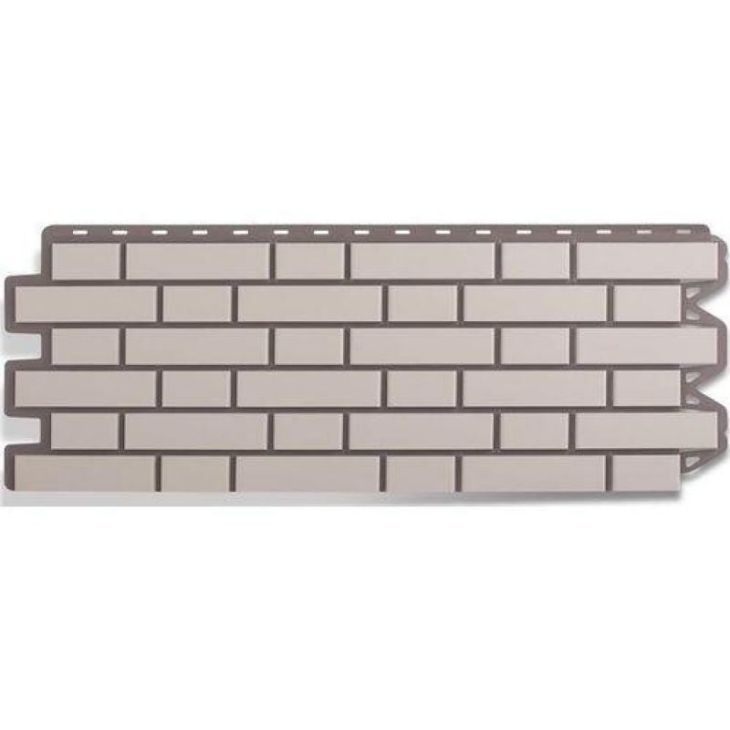 Панель кирпич клинкерный (белый)